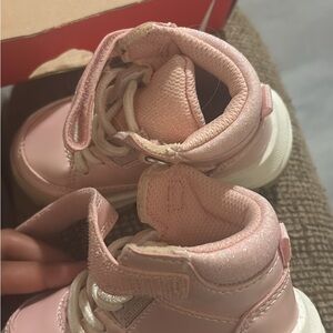 Pink Kids High-Top boots winter